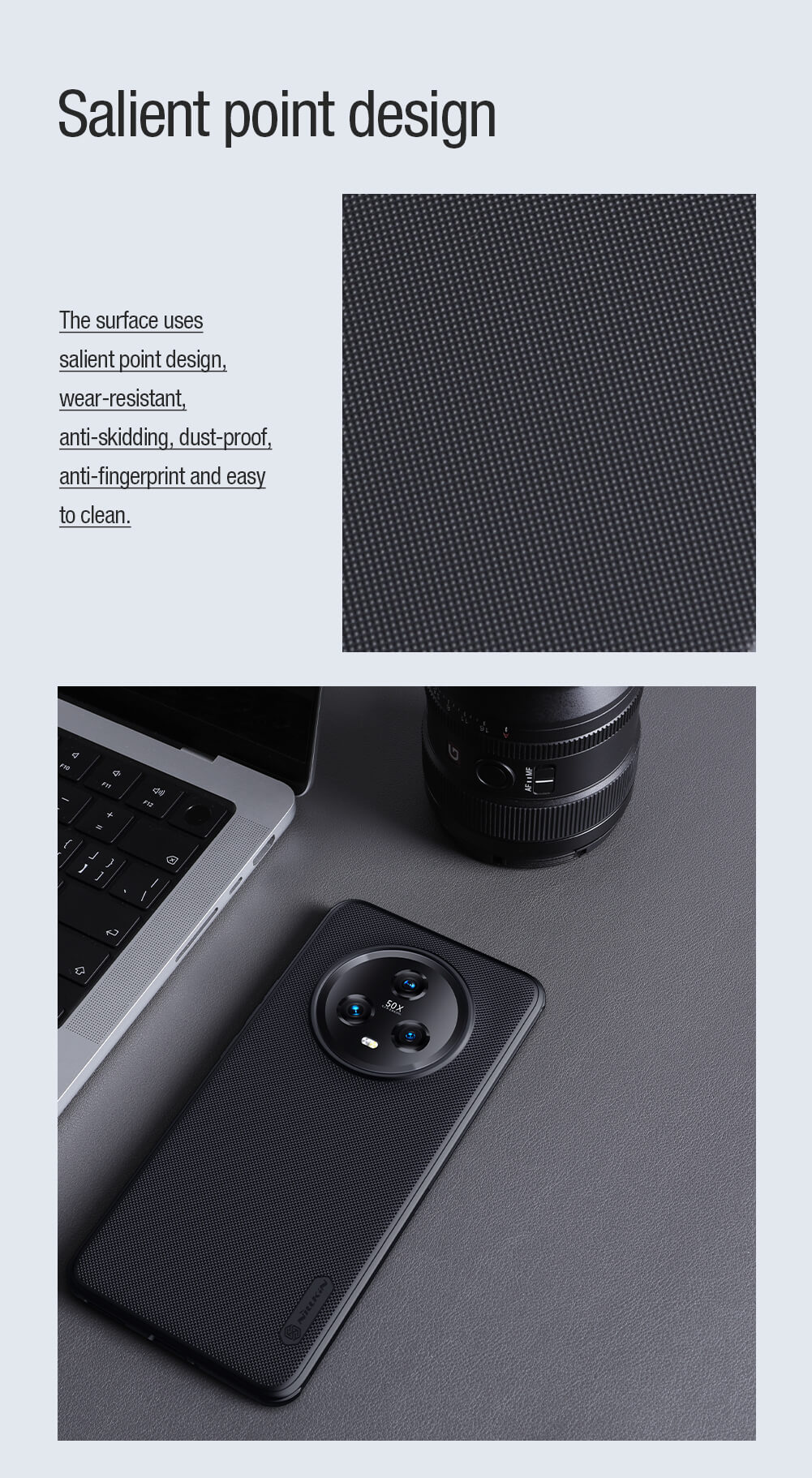 Чехол-крышка NILLKIN для Huawei Honor Magic 5 (серия Frosted shield Pro Magnetic case)